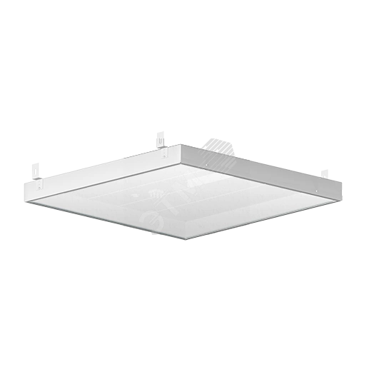 Светильник светодиодный ДВО-36Вт IP40 4000Лм 4000K GR070 РЗ 588*588*50мм с планками для подвеса с равномерн. засветкой рас.опал в компл.Вартон