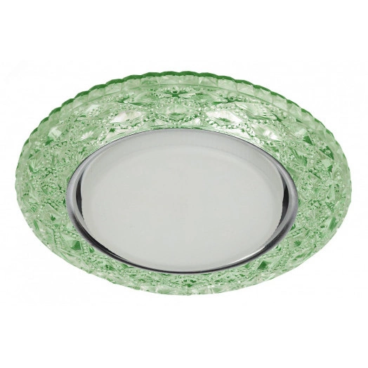 DK LD24 GR/WH Точечные светильники ЭРА декор cо светодиодной подсветкой Gx53, зеленый
