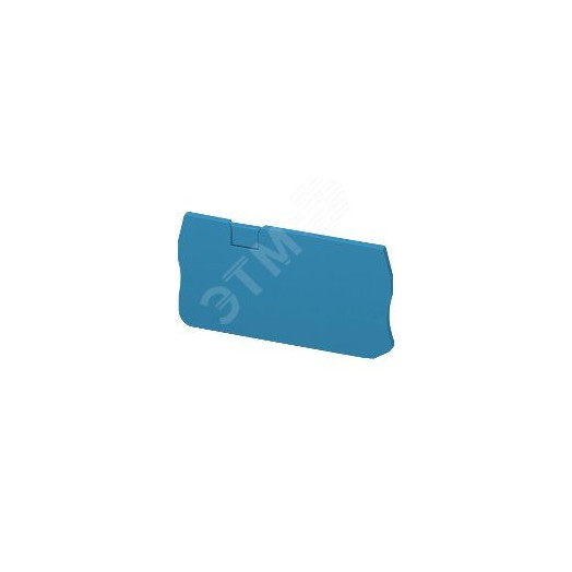 Крышка торцевая 2.2мм 3 точки присоединения синяя под пружинные клеммы NSYTRR23/NSYTRP23