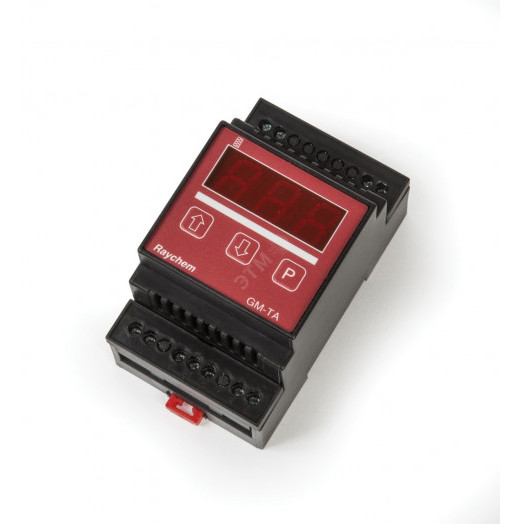 Термостат GM-TA на DIN-рейку для управления системой антиоблединения кровли в комплекте с выносным датчиком температуры GM-TA-AS