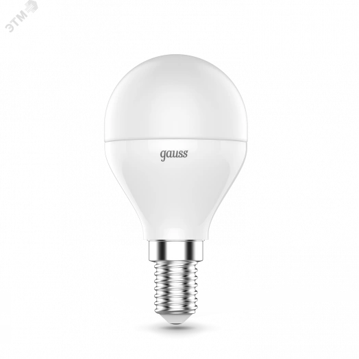 Лампа светодиодная LED 6 Вт RGB Вт+димирование E14 Шар Black Gauss