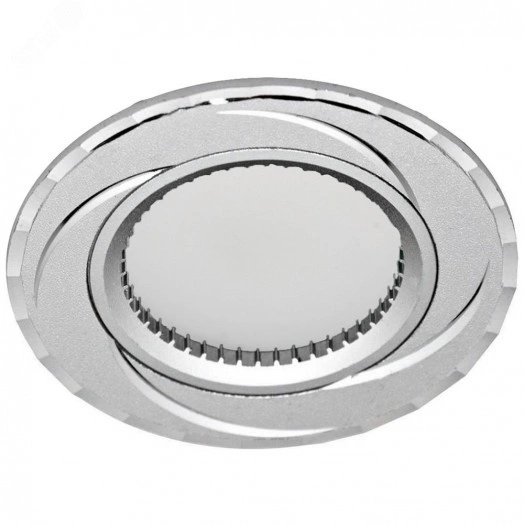 Светильник ИВО-50w 12в G5.3 серебро