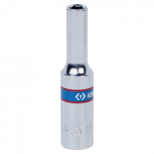 Головка торцевая глубокая шестигранная 1/4', 4,5 мм