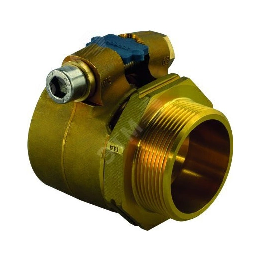 Наконечник зажимной PN6 40x3,7-R1 1/4'НР для полимерных труб