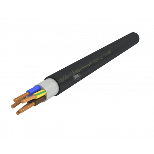 Кабель силовой ВВГнг(А)-LS 5х2.5 (N, PE)-0.660 однопроволочный