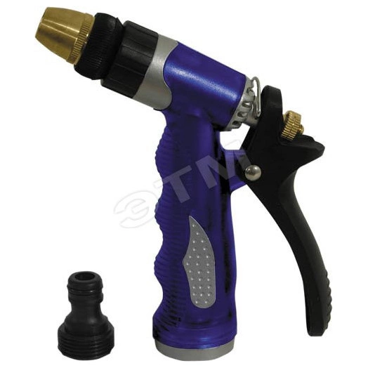 Пистолет для полива регулируемый, синий Профи 155 мм