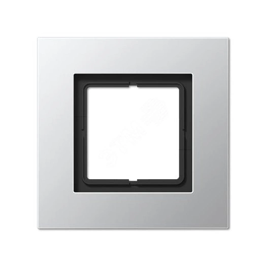 Рамка 1-я для горизонтальной/вертикальной установки  Серия- LS plus  Материал- металл  Цвет- алюминий