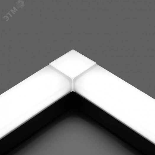 Светильник светодиодный ДПО-3вт 4000К 300Лм квадрат черный для светильников AL4020 24вт