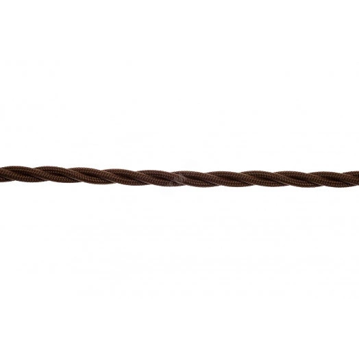 Ретро провод 3х1,5 Коричневый (матовый) 150м