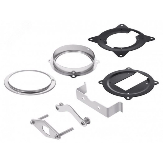 Скобка тип 1 (прямая) в комплекте с нерж. винтами M5x35 для манометра ТМ-320/321