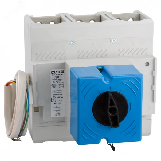 Выключатель автоматический ВА51-39-344730-500А-2000-690AC-НР24DC-ПЭ230AC-УХЛ3-КЭАЗ