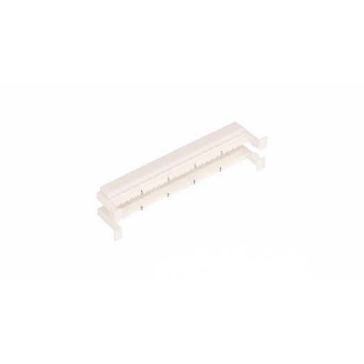 Настенный блок 110 типа, 50 пар, без ног, белый