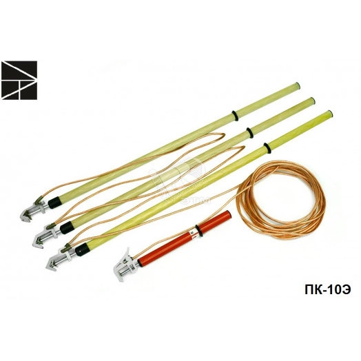 Заземление переносное для изолированных проводов  СИП ПК-10Э