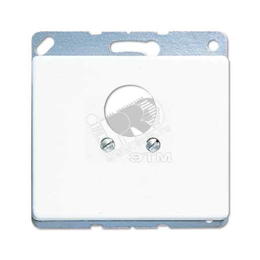 Крышка для 2-х гнезд  белая