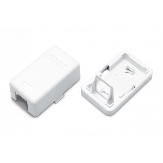 Корпус SBB3-1-WH настенной розетки для установки 1-ой вставки типа Keystone Jack