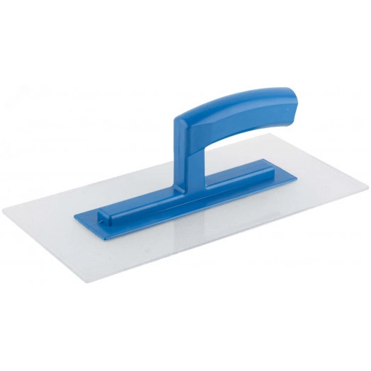 Гладилка пластиковая 280х140х3 мм, прозрачная