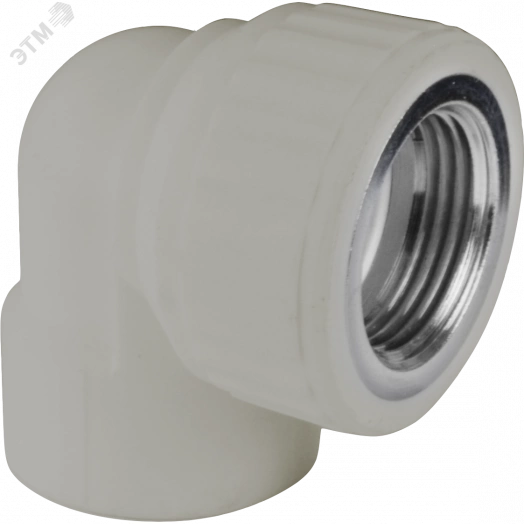 Угольник переходной с внутренней резьбой 32х1 (48/12)  СЕРЫЙ