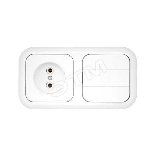 Беларусь Блок 3-х кл выкл+розетка 3В-РЦ-661