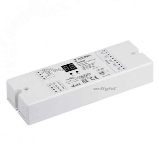 Диммер DALI-104-PD-SUF (12-36V, 4х8А) (IARL, IP20 Пластик, 3 года)