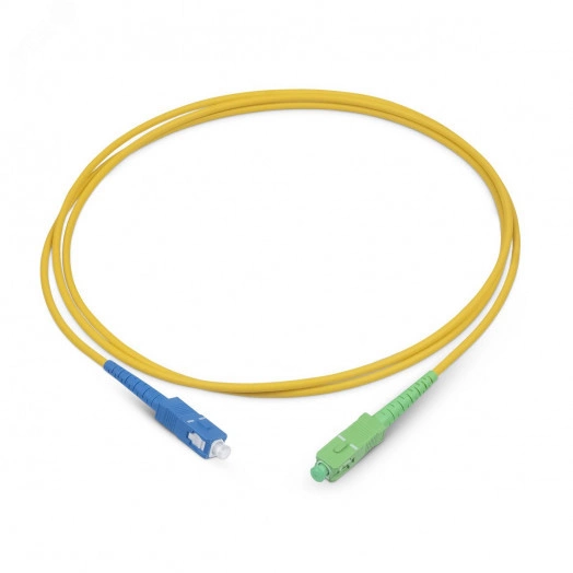 Шнур оптический simplex 3м SC/APC-SC/UPC 9/125 sm  LSZH FOP(s)-9-SC/APC-SC/UPC-3m