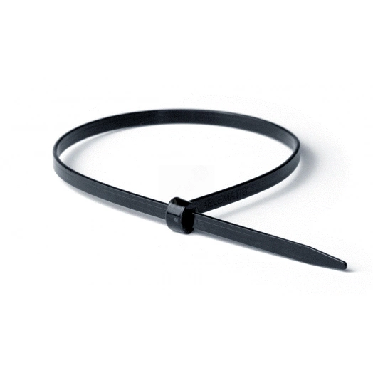 Хомут P6.6 с двойным замком белый 220x7.5