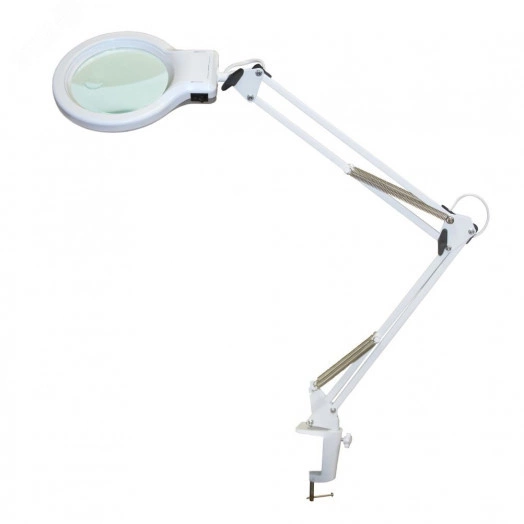 Светильник светодиодный Леда С20 про (на          струбцине,с увеличительной линзой 4,5D)LED,8Вт