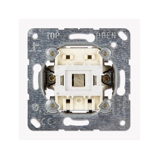 Выключатель 1-клавишный. Механизм. 10A, 250Вт (однополюсный). Серия- Eco Profi. Механизм.