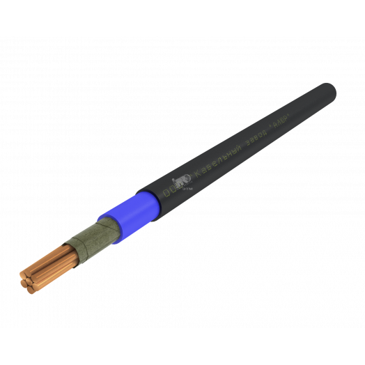 Кабель силовой ППГнг(А)-FRHF 1х50мк(N)-1 многопроволочный синий (барабан)