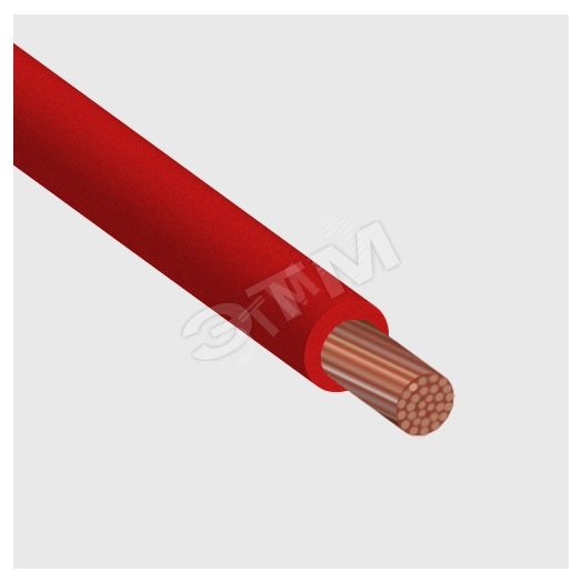 Провод силовой ПуГВнг(A)-LS 1х1 красный ТРТС