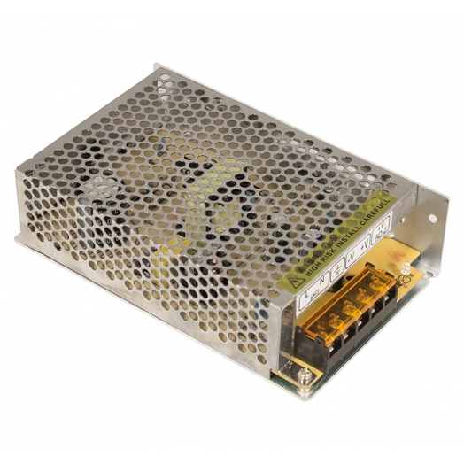 Открытый Блок питания. Входное напряжение 87-264V Выходное 12V Номинальный ток 5A Рабочая температура -20 +60С Габариты H=38/W=98/L=160 Вес 04кг.