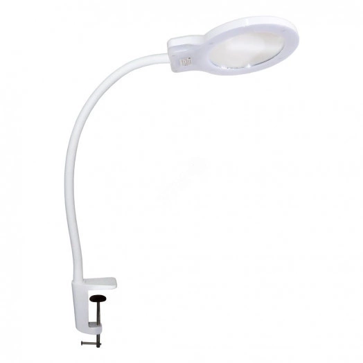 Светильник Леда С20-044 ПДБ50-8-044 (LED, с зеркалом для макияжа, на струбцине, 3Вт, стойка 450 мм)