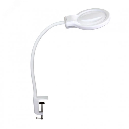 Светильник Леда С20-044 ПДБ50-8-044 (LED, с зеркалом для макияжа, на струбцине, 3Вт, стойка 450 мм)