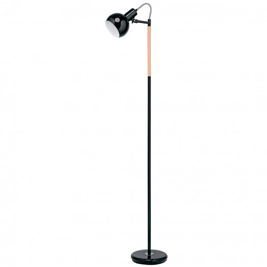 Торшер UML-T702 E14 BLACK напольный под лампу Е14 60W с регулировкой наклона Механический выключатель Черный ТМ Uniel