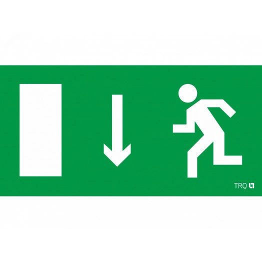 Пиктограмма ПЭУ 091 Указатель двери левосторонний (250х115) SIRAH