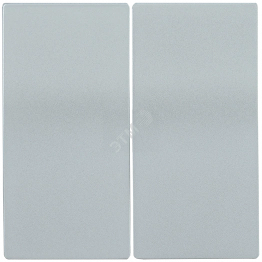 Накладка 2 клавиши BOLERO серебряный