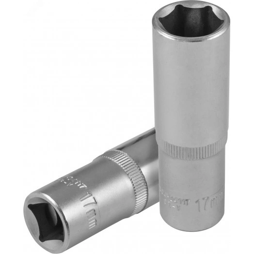 Головка торцевая глубокая 1/2''DR, 17 мм