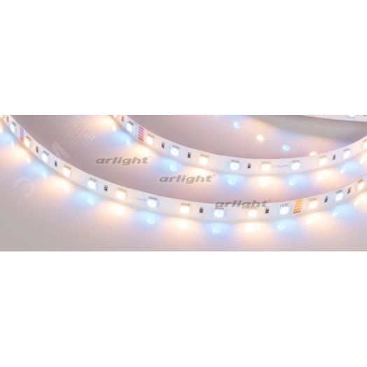 Лента LED RT-B60-10mm 24V RGBW-Warm (14.4 W/m, IP20, 5060, 5m) (ARL, Открытый)