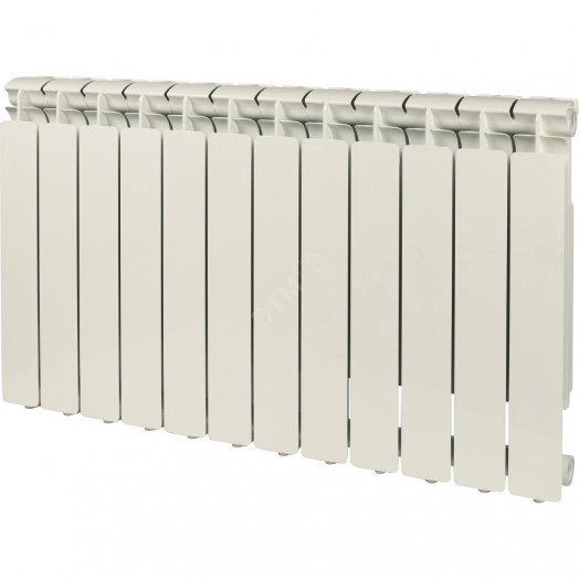 Радиатор алюминиевый секционный 500/80/12 боковое подключение