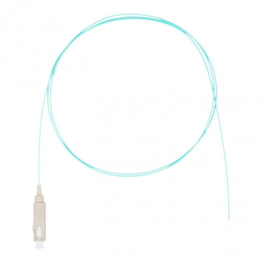 Шнур оптический монтажный (пигтейл), SC, OM3, нг(А)-HF, бирюзовый, 1,5 м