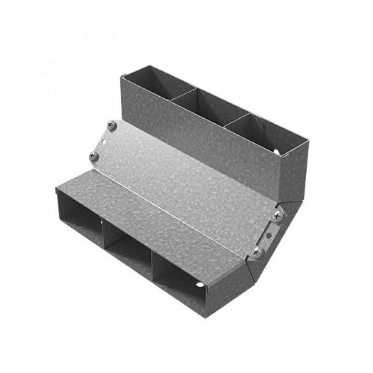 Угол вертикальный внутренний трехканальный 250х48