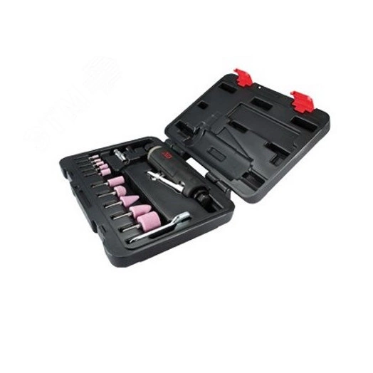 Пневматическая бормашина (шарошка) 3 - 6 мм, 20000 об/мин, с набором принадлежностей, 1