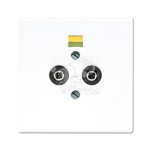 Розетка штепсельная для выравнивания потенциалов  белая