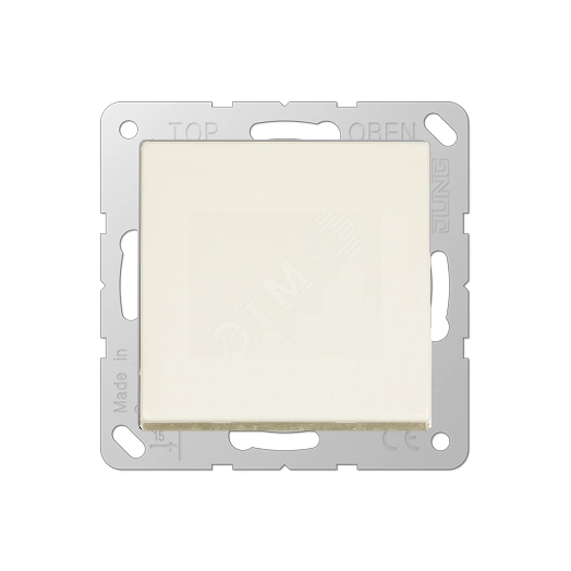 Выключатель одноклавишный, перекрестный 10АХ, 250В АС, слоновая кость