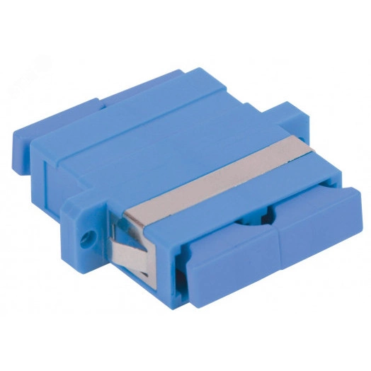 Адаптер проходной SC-SC для одномодового и многомодового кабеля (SM/MM) с полировкой UPC двойного исполнения (Duplex)