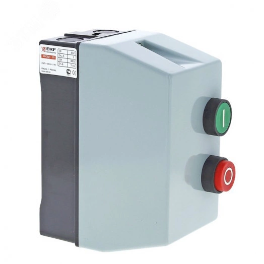 Пускатель магнитный 9А 380В AC IP65 П/С 1НО РТЭ-2355 9А КМЭ(р)