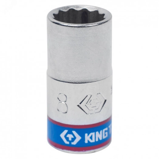 Головка торцевая стандартная двенадцатигранная 1/4', 8 мм