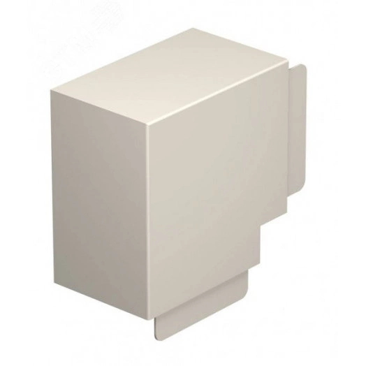 Крышка плоского угла кабельного канала WDK 100x130 мм (ПВХ, кремовый)