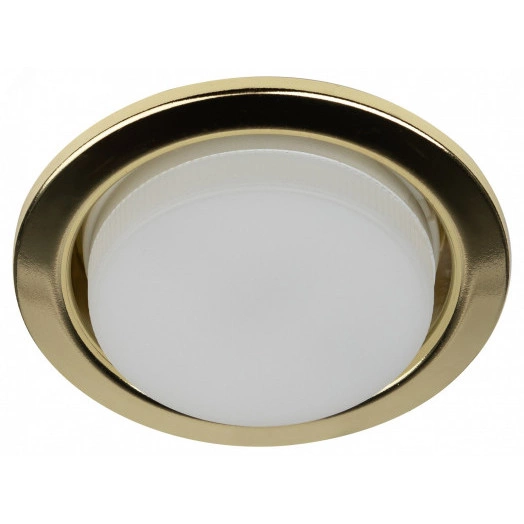 Светильник встраиваемый под лампу GX53 KL35 GD /1 (к) 220V, 13W, золото ЭРА