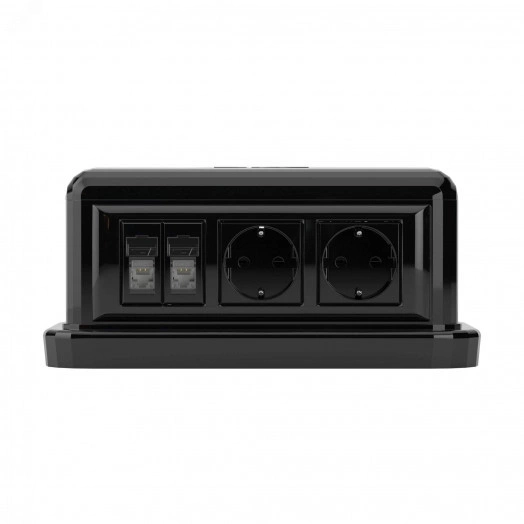 Напольная башенка BUS 12 модулей IP40 черная