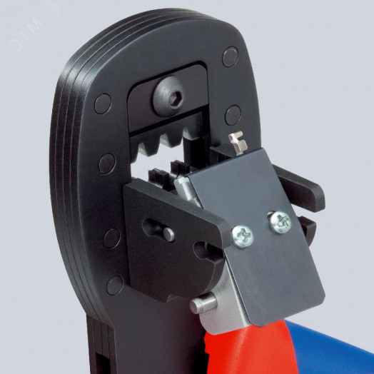 Пресс-клещи для миниатюрных штекеров параллельный обжим штекеры Micro-FiT™ Molex LLC кол-во гнёзд: 3 AWG 30-26/24-22/20 L-190 мм 2-компонентные рукоятки KN-975425